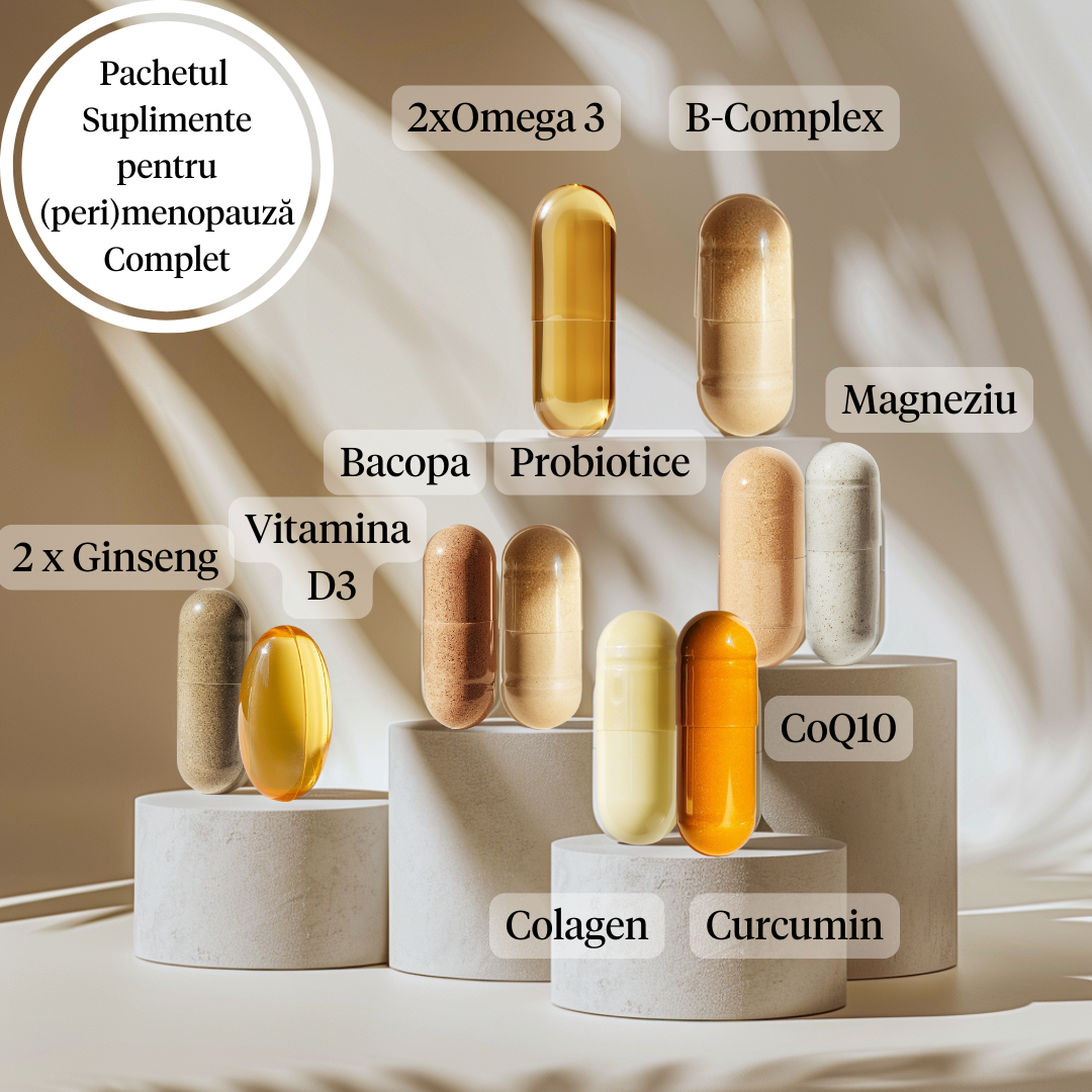 Pachet Suplimente pentru Perimenopauză si Menopauză Complet