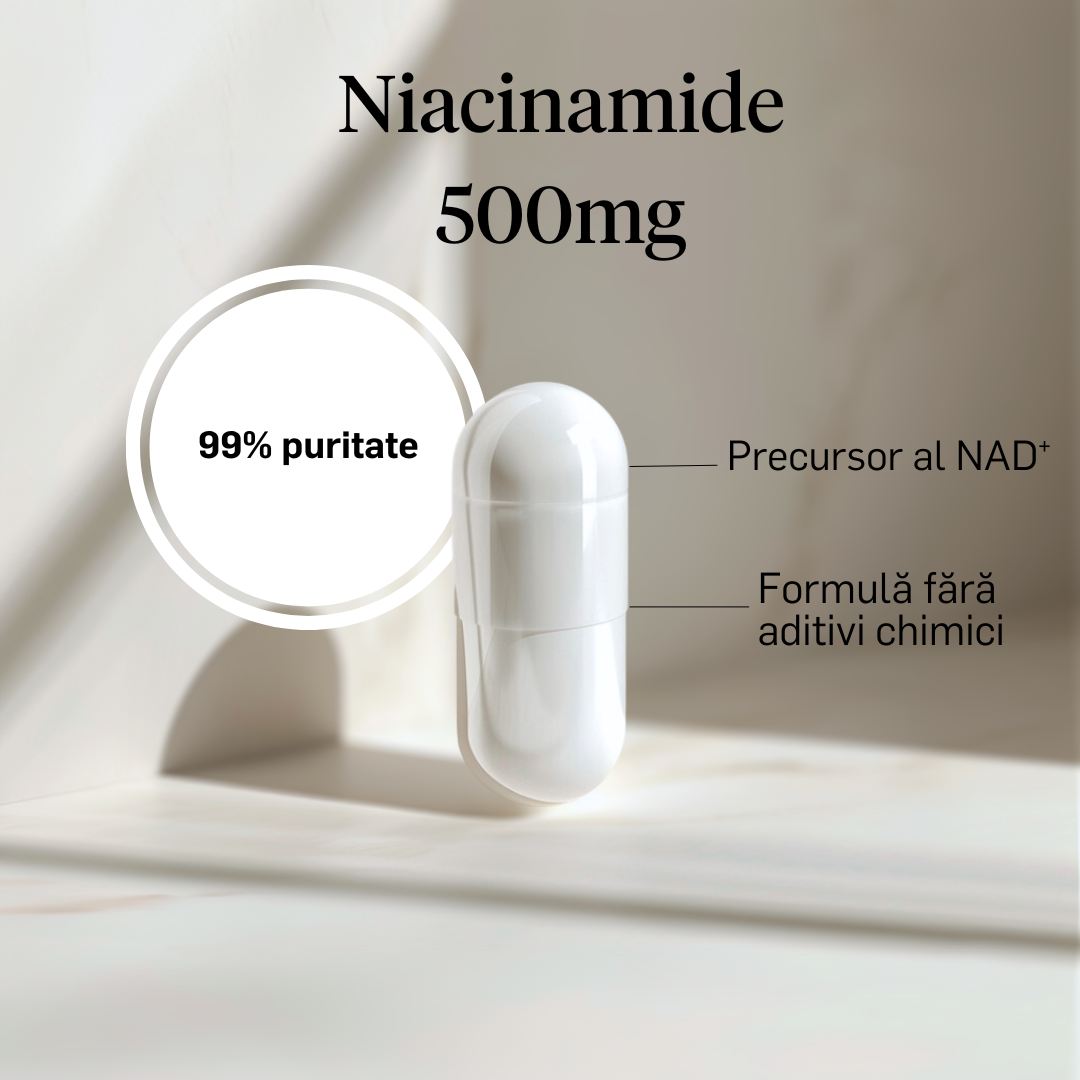 Niacinamide 500mg - 99% puritate