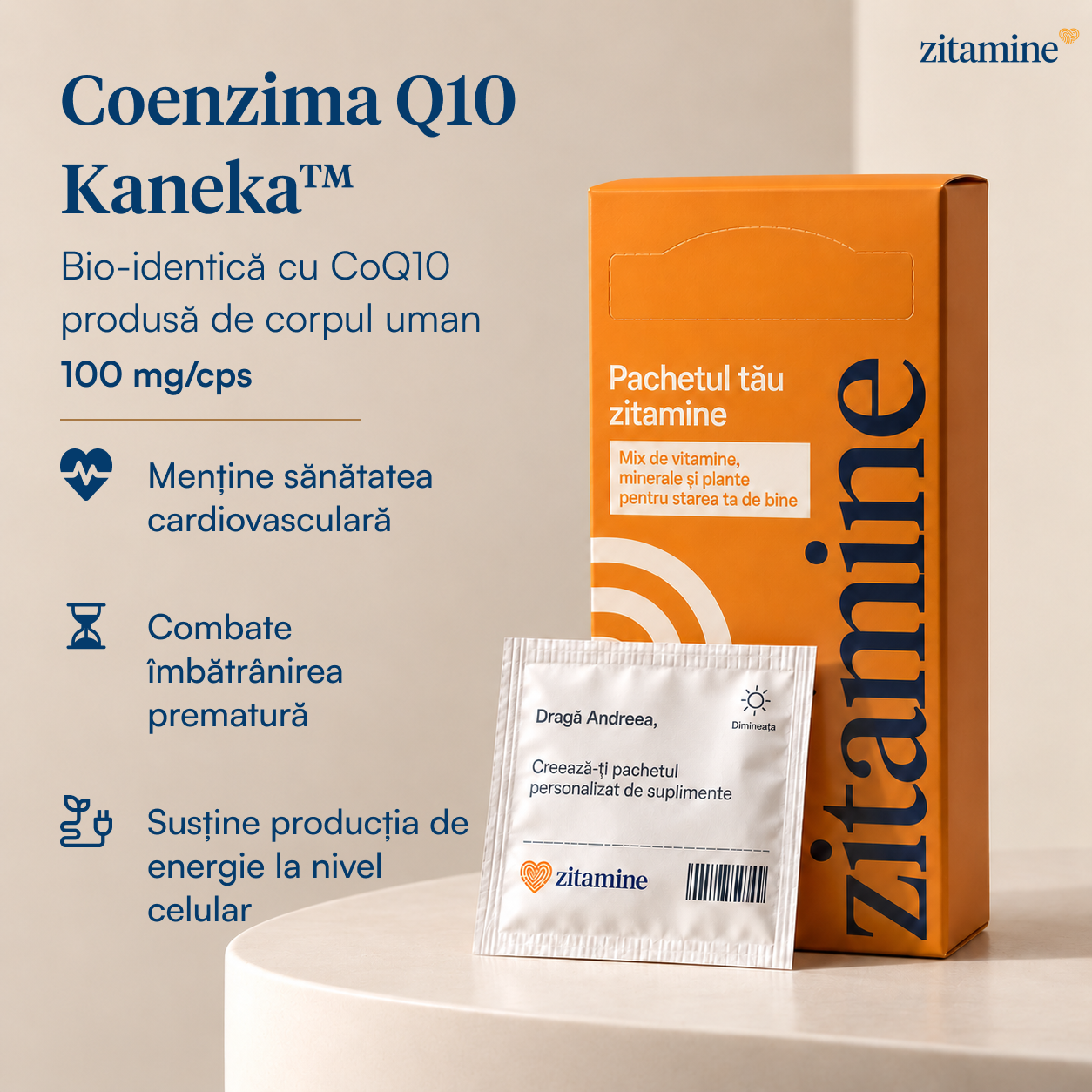 Coenzima Q10 Kaneka™ 100 mg