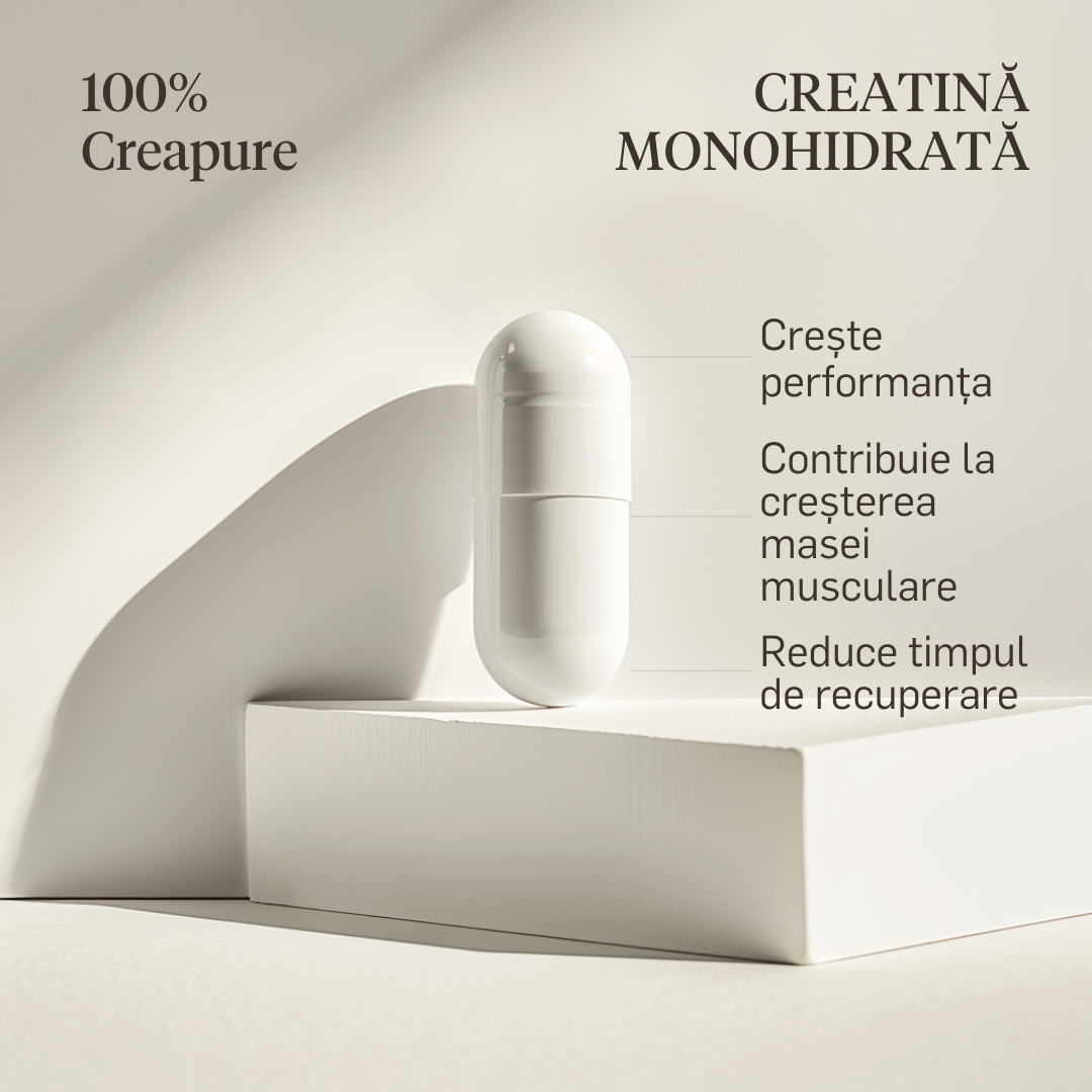 Creatină monohidrată Creapure® 650mg
