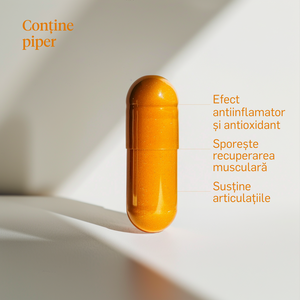 Curcumin natural 500mg cu Piperină