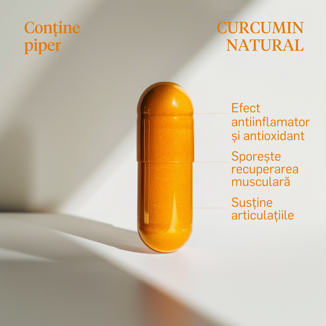 Curcumin natural 563,5mg cu Piperină