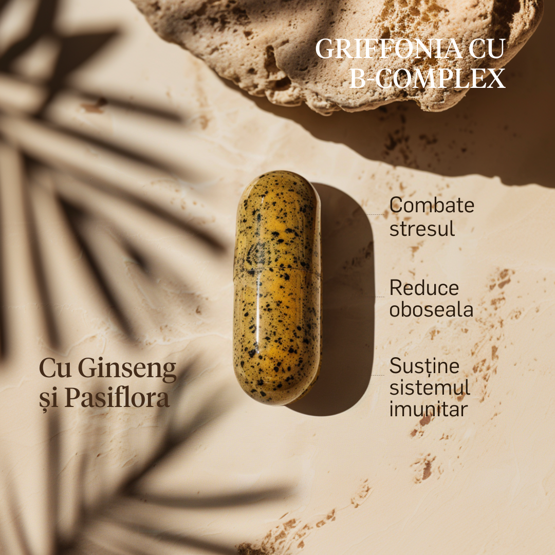 Griffonia cu B-Complex 200mg