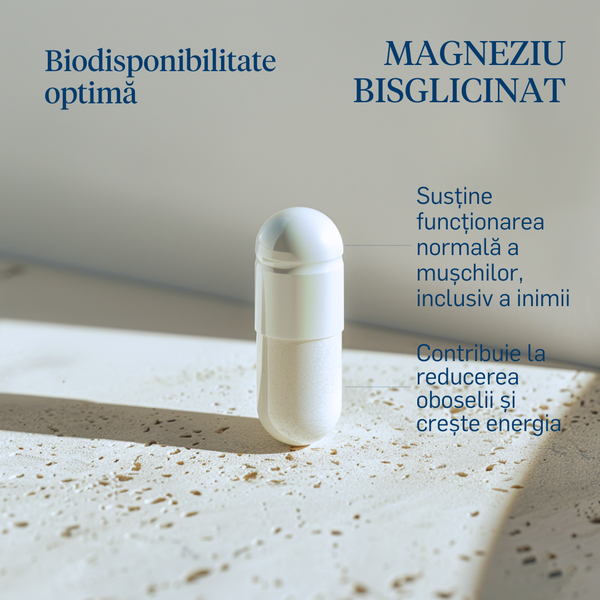 Magneziu Bisglicinat cu Piperină 835mg