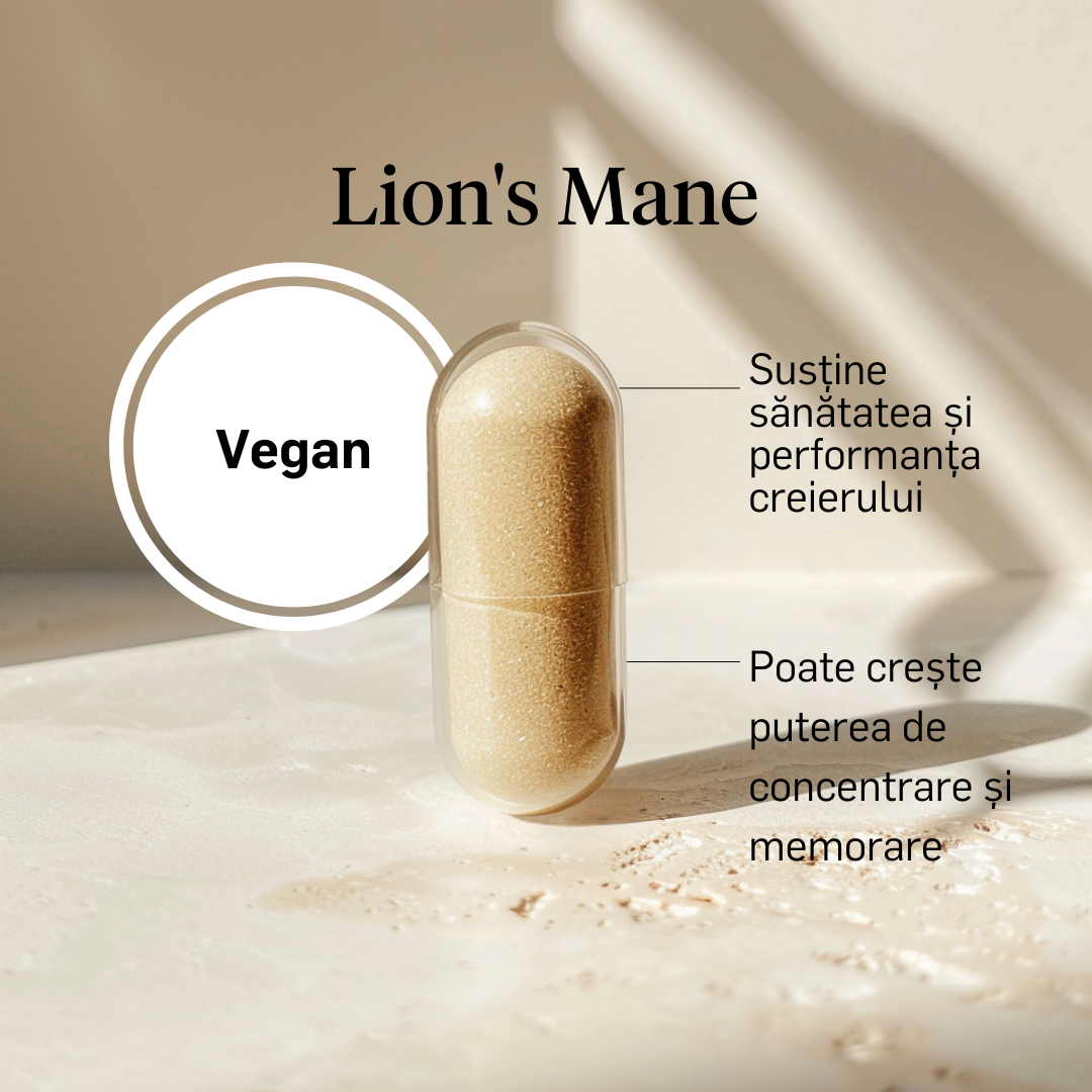 Lion's Mane 500mg (Coama leului)