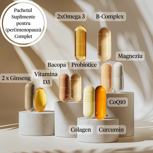 Pachet Suplimente pentru Perimenopauză si Menopauză Complet
