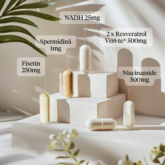 Suplimente pentru Longevitate: Pachet Optim - NADH 25mg