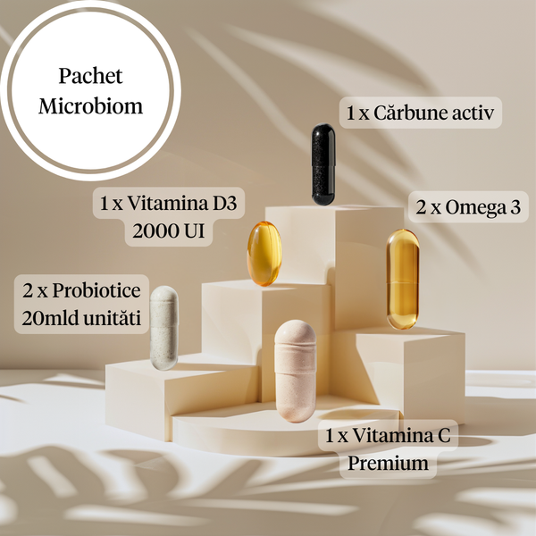 Protocol Microbiom & Digestie • 7 suplimente/zi • 30 zile