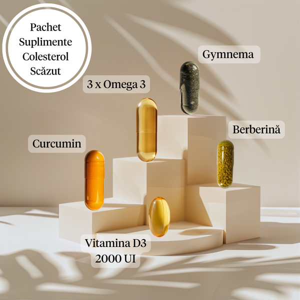 Protocol Colesterol Scăzut • 7 suplimente/zi • 30 zile
