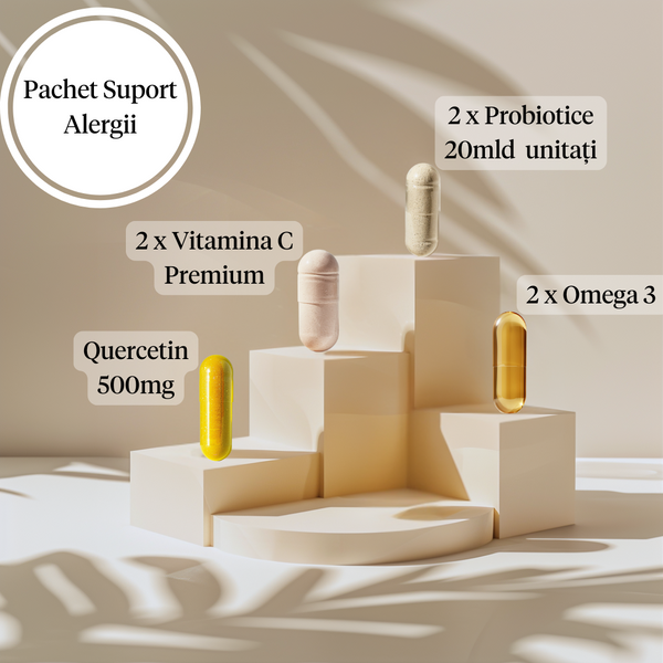 Protocol Suport Alergii cu Quercetin • 7 suplimente/zi • 30 zile