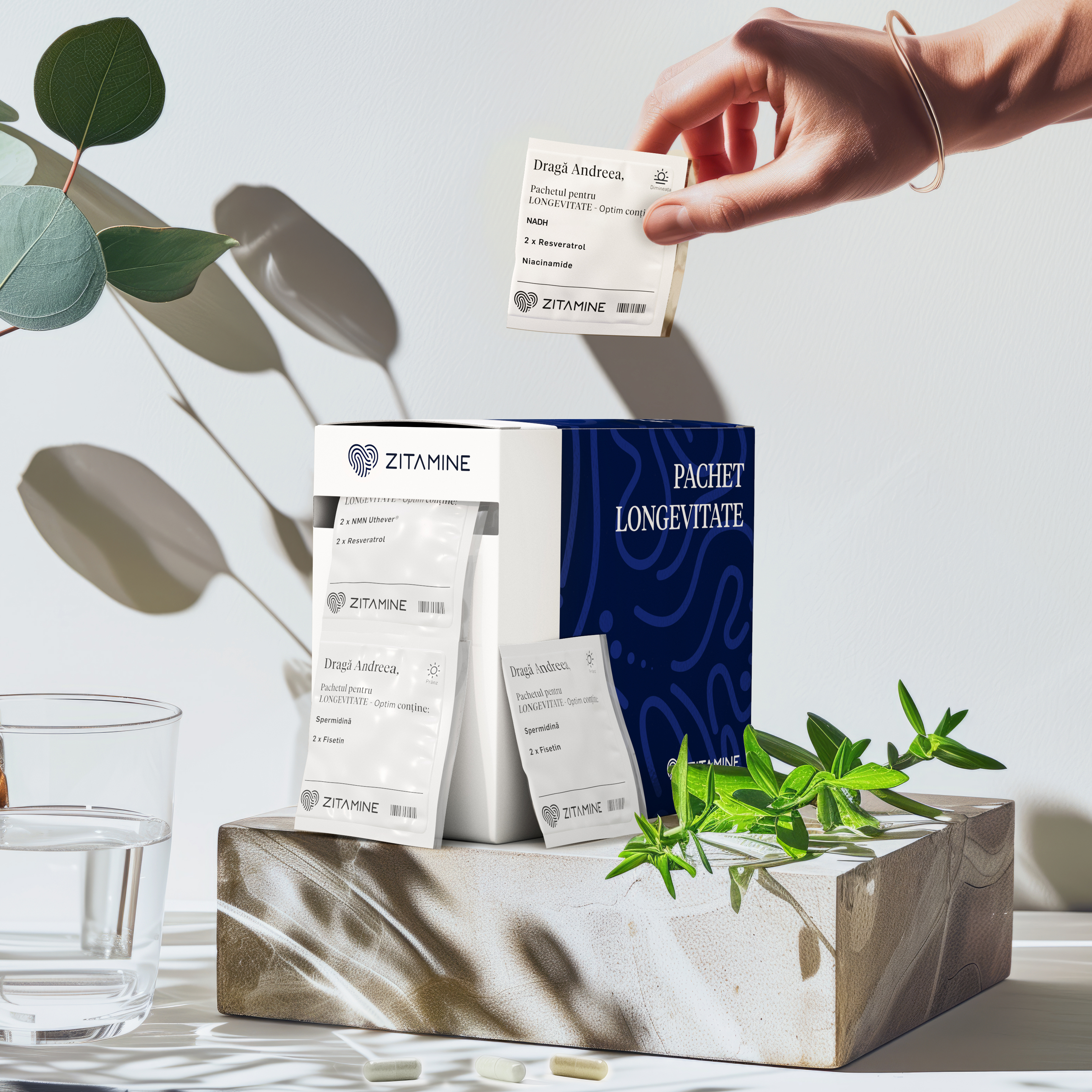 Suplimente pentru Longevitate: Pachet Optim - NADH 25mg