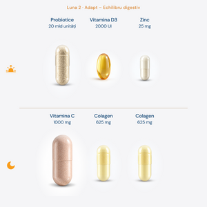 Protocol Echilibru Digestiv (sănătatea Intestinului) • Rețetă dinamică, optimizată lunar • 180 zile