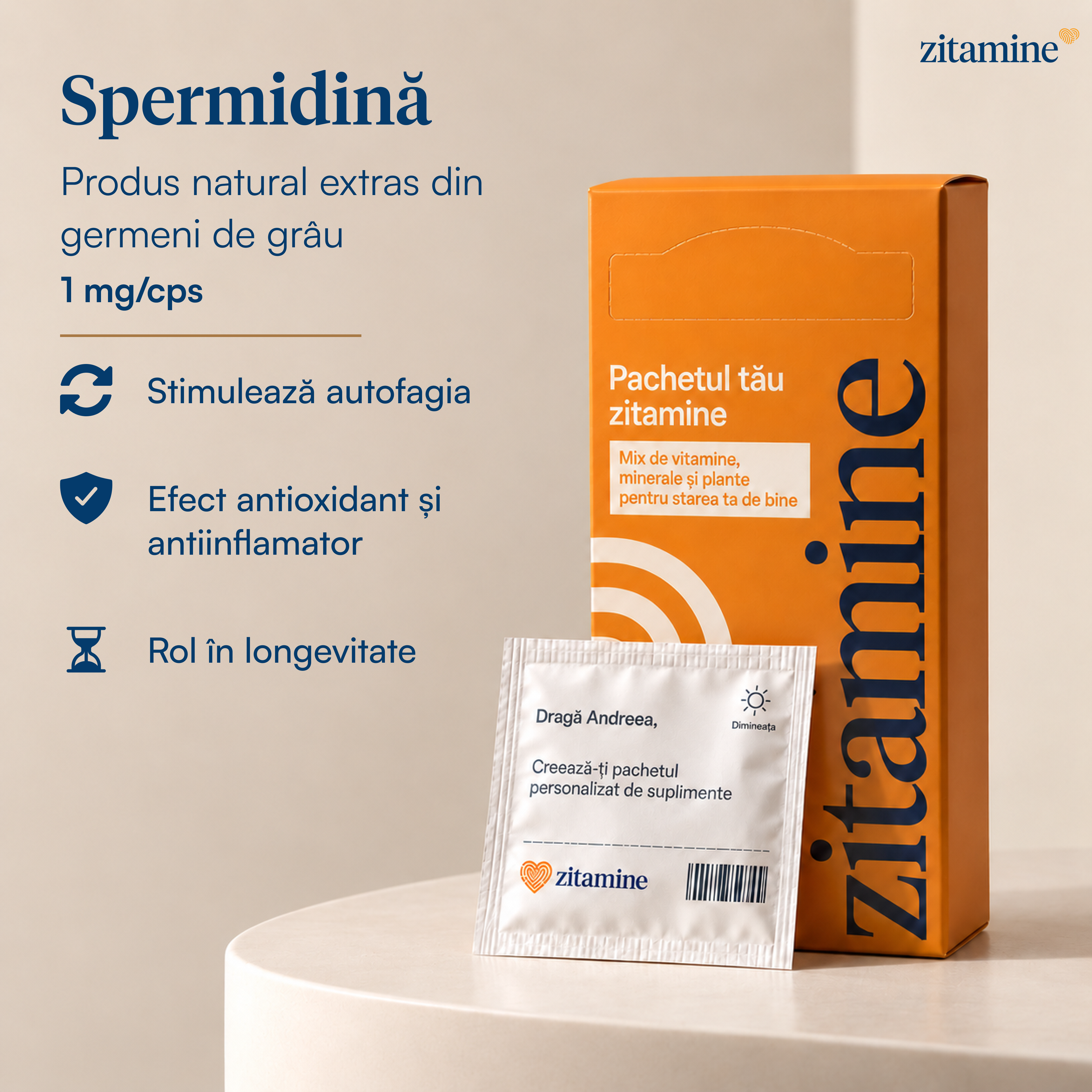 Spermidină 1 mg