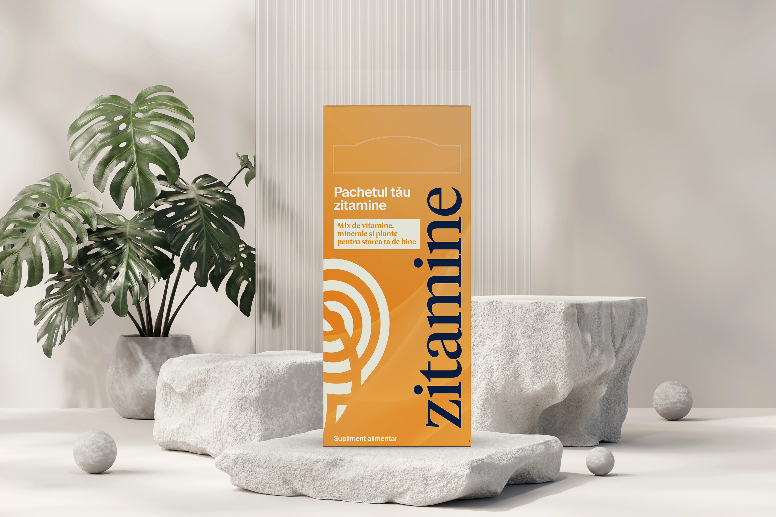 Cutia Zitamine cu plicuri de vitamine personalizate